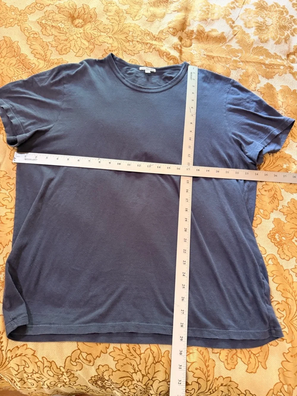 James Perse short-sleeve Crew Neck T-shirt, Navy, Soft Comfort, Men’s Sz XL - Picture 2 of 12